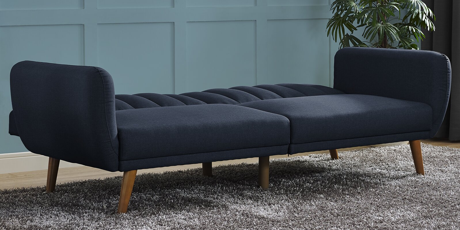dark gray novogratz brittany sofa bed